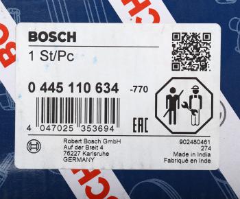 36 849 р. Форсунка OPEL Movano RENAULT Master топливная BOSCH BOSCH 0445110634  с доставкой в г. Воронеж. Увеличить фотографию 6