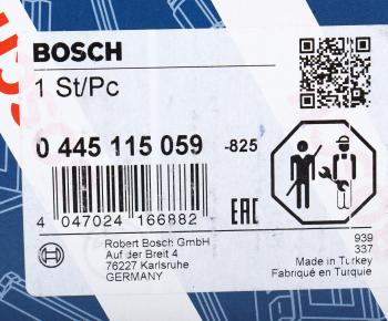 38 999 р. Форсунка MERCEDES E (W212) топливная BOSCH BOSCH 0445115059 BOSCH 0445115059  с доставкой в г. Воронеж. Увеличить фотографию 5