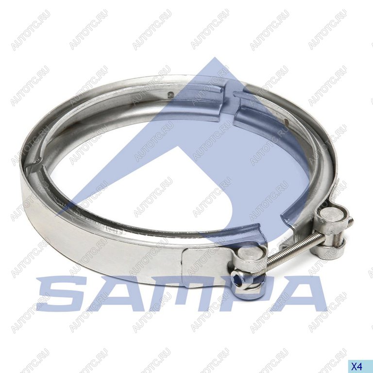 979 р. Хомут глушителя VOLVO FH (d=127) SAMPA SAMPA 037.153 SAMPA 037.153  с доставкой в г. Воронеж