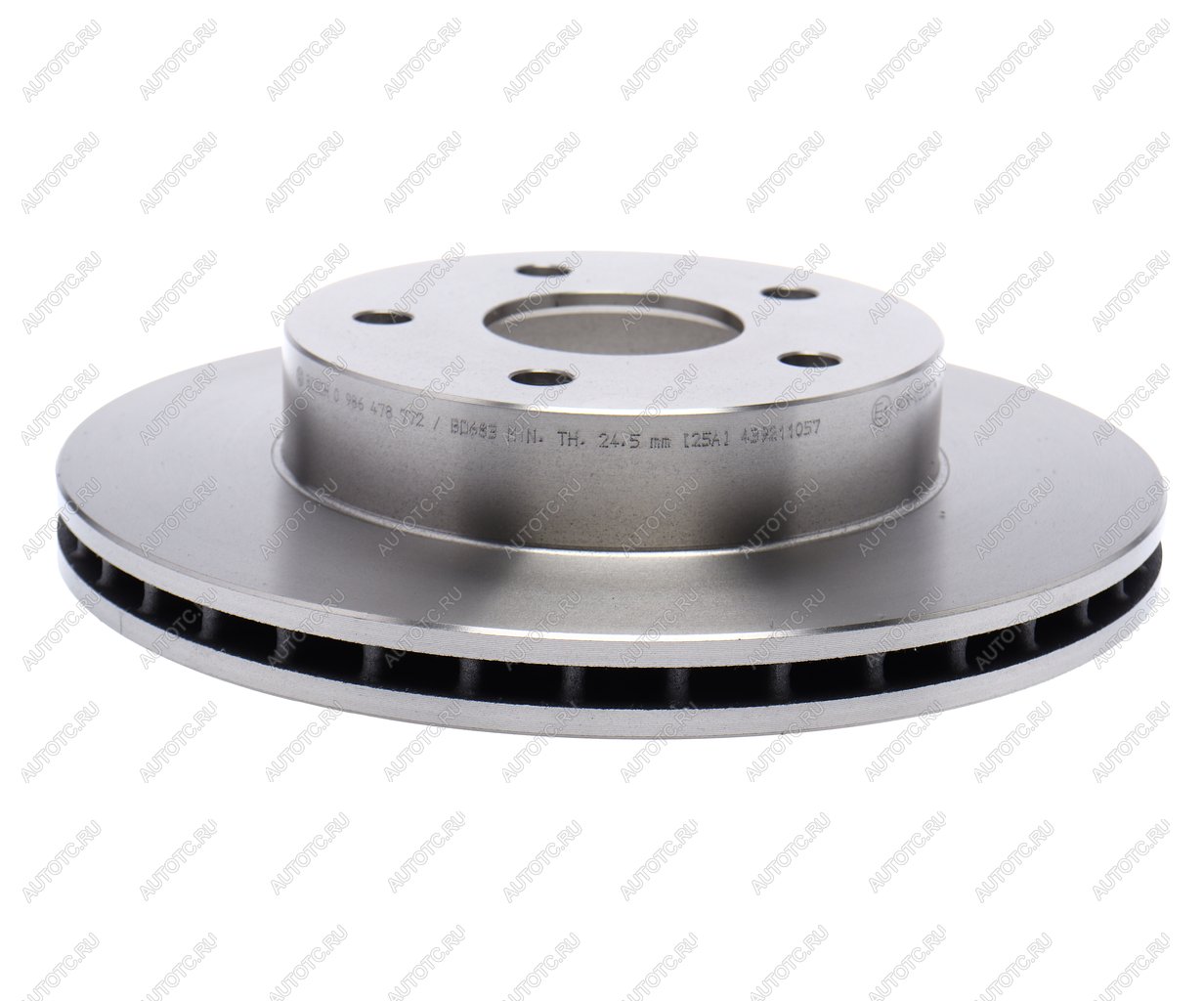 4 549 р. Диск тормозной JEEP Grand Cherokee (99-) передний (1шт.) BOSCH BOSCH 0986478772  с доставкой в г. Воронеж