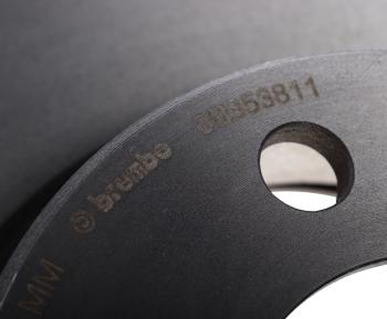 13 499 р. Диск тормозной BMW 7 (E65) передний (1шт.) BREMBO BREMBO 09.b538.11  с доставкой в г. Воронеж. Увеличить фотографию 5