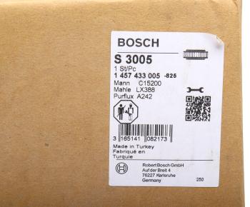 5 849 р. Фильтр воздушный MERCEDES T1,T2 BOSCH BOSCH 1457433005  с доставкой в г. Воронеж. Увеличить фотографию 3