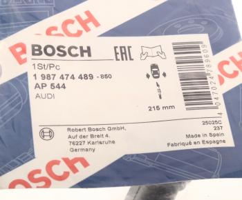 539 р. Датчик износа тормозных колодок AUDI A6 (12-),A7 (10-),A8 (09-),Q5 (12-) передний BOSCH BOSCH 1987474489  с доставкой в г. Воронеж. Увеличить фотографию 3