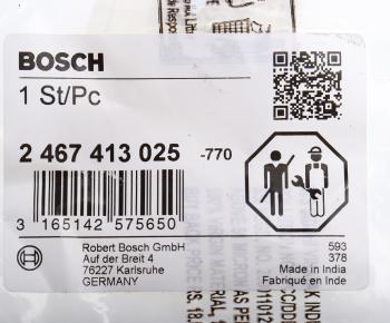 6 449 р. Клапан VW AUDI SEAT SKODA перепускной ТНВД BOSCH BOSCH 2467413025  с доставкой в г. Воронеж. Увеличить фотографию 3
