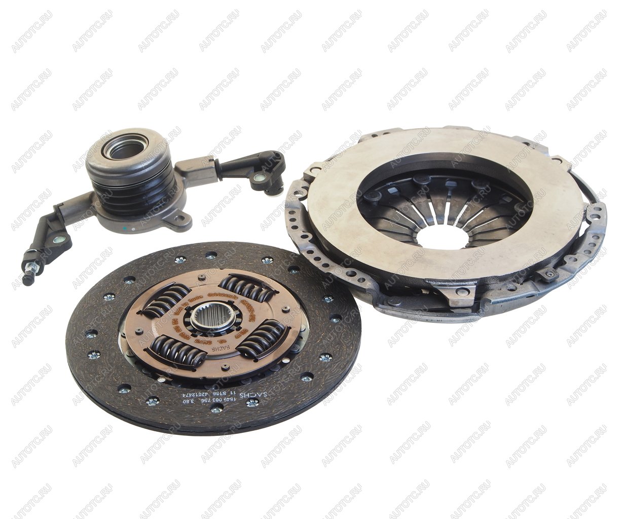 29 449 р. Сцепление MERCEDES Sprinter (06-) (2.2 CDI) для двухмассового маховика комплект SACHS SACHS 3000990376  с доставкой в г. Воронеж
