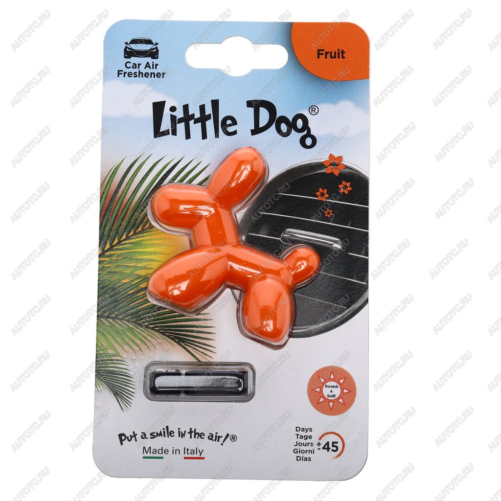 295 р. Ароматизатор на дефлектор полимерный (Фрукты) Little Dog DRIVE INT DRIVE INT ed0909  с доставкой в г. Воронеж