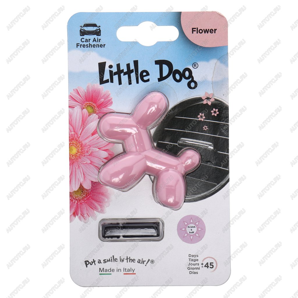 295 р. Ароматизатор на дефлектор полимерный (Цветочный) Little Dog DRIVE INT DRIVE INT ed1313  с доставкой в г. Воронеж