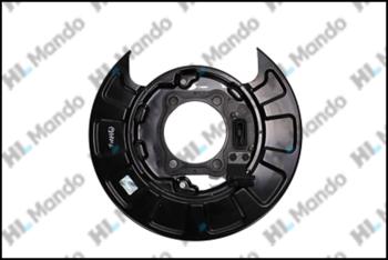 Щит тормоза HYUNDAI Santa Fe (05-) задний левый (с колодками) MANDO MANDO ex582502b000 MANDO ex582502b000