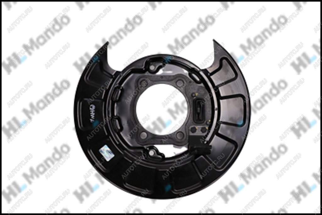 12 549 р. Щит тормоза HYUNDAI Santa Fe (05-) задний левый (с колодками) MANDO MANDO ex582502b000 MANDO ex582502b000  с доставкой в г. Воронеж