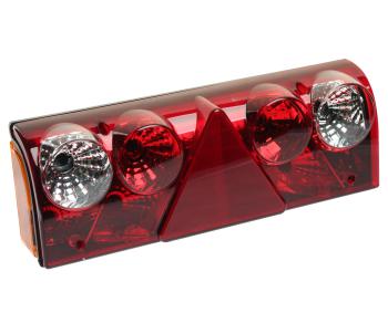 Фонарь задний SCHMITZ Europoint 2 левый (с кабелем,красно-белый) MARS TECH MARS TECH m611450