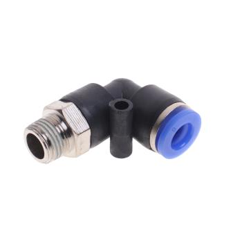 Фитинг для пластиковых трубок 18 угловой 6мм с наружной резьбой ROCKFORCE ROCKFORCE rf-spl06-01