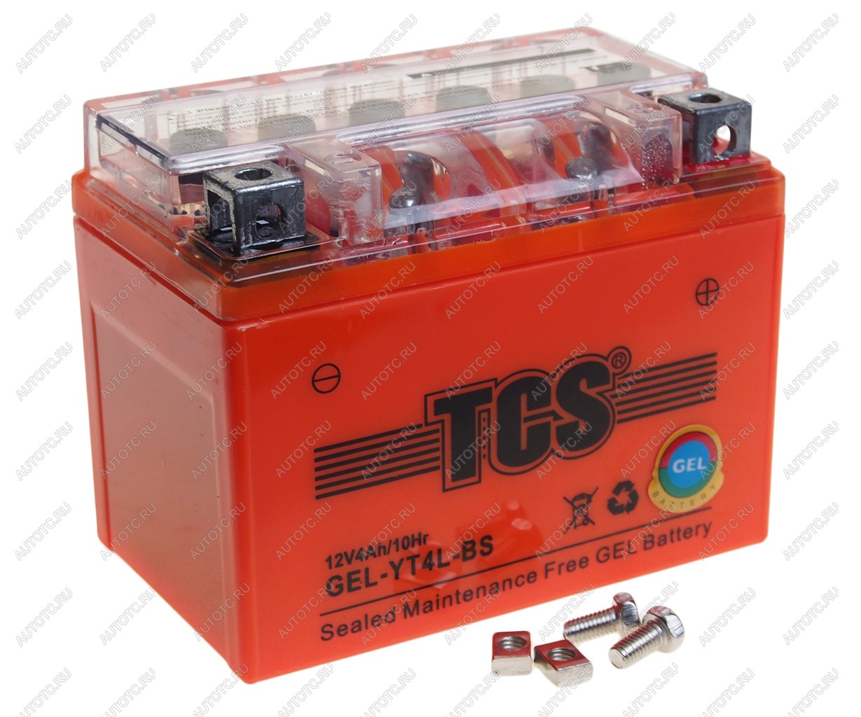 1 649 р. Аккумулятор TCS GEL 4Ач TCS 6ст4 yt4l-bs  с доставкой в г. Воронеж