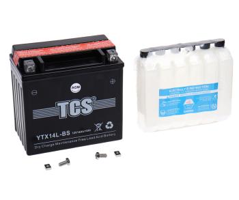Аккумулятор TCS AGM 14Ач TCS 6ст14 ytx14l-bs