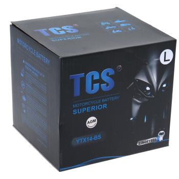 4 099 р. Аккумулятор TCS AGM 14Ач TCS 6ст14 ytx14l-bs  с доставкой в г. Воронеж. Увеличить фотографию 3