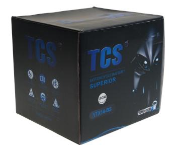 4 099 р. Аккумулятор TCS AGM 14Ач TCS 6ст14 ytx14-bs  с доставкой в г. Воронеж. Увеличить фотографию 3