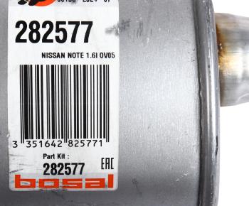8 999 р. Глушитель NISSAN Note (06-13) средняя часть BOSAL BOSAL 282-577  с доставкой в г. Воронеж. Увеличить фотографию 4