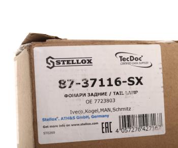 1 379 р. Фонарь задний KRONE KOEGEL MERCEDES левый STELLOX STELLOX 87-37116-sx  с доставкой в г. Воронеж. Увеличить фотографию 4