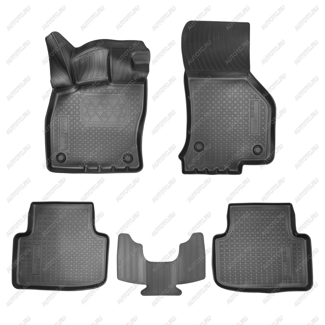 2 479 р. Коврики салонные (вакуумформование) Norplast Unidec Cupra Formentor 1 (2020-2025) (черные)  с доставкой в г. Воронеж