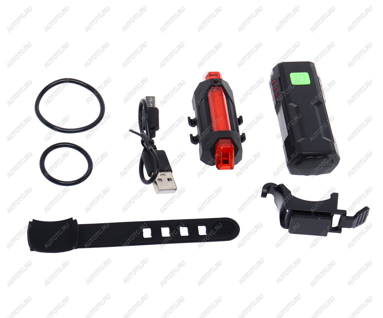 1 249 р. Фонарь велосипедный набор USB кабель с аккумулятором 600mAh Led NO NAME qx-t1198  с доставкой в г. Воронеж