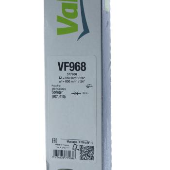 4 649 р. Щетка стеклоочистителя 650мм бескаркасная VALEO VALEO 577968  с доставкой в г. Воронеж. Увеличить фотографию 4