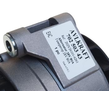 20 999 р. Генератор SITRAK C5H,C7H HOWO T5G,T7H дв.MC11,MC13 (80A) AVLKRAFT AVLKRAFT 70250343  с доставкой в г. Воронеж. Увеличить фотографию 4