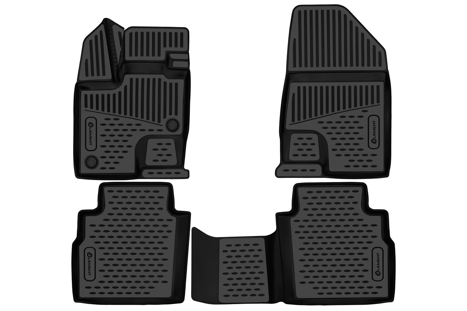 3 389 р. Коврики 3D в салон подходят для HAVAL F7 2024 - 4шт. (полиуретан)  Хавал Ф7 Element element3dan0715210k  с доставкой в г. Воронеж