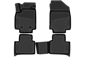 Коврики 3D в салон подходят для HAVAL H3 2024 - 4шт. (полиуретан)  Хавал Х3 Element element3da71210210k