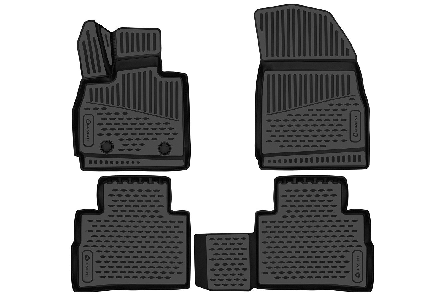 3 089 р. Коврики 3D в салон подходят для JAECOO J8 2024 - 4шт. (полиуретан)  Джаеку Element element3da71038210k  с доставкой в г. Воронеж