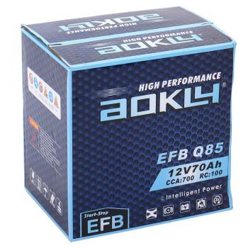 10 549 р. Аккумулятор AOKLY EFB 70Ач обратная полярность AOKLY 6ст70(0) q85l  с доставкой в г. Воронеж. Увеличить фотографию 4