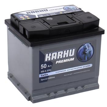 6 999 р. Аккумулятор KARHU Premium 50Ач обратная полярность KAINAR 6ст50(0)  с доставкой в г. Воронеж. Увеличить фотографию 2