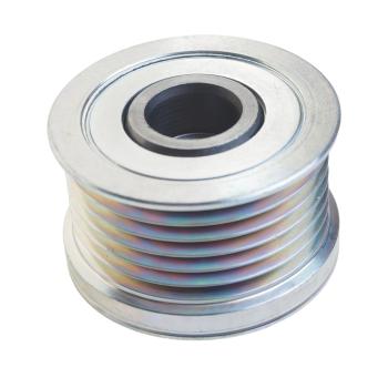 3 699 р. Шкив VW Golf (04-14) AUDI A3 (08-13) SEAT Leon (06-13) SKODA Octavia (09-13) генератора MEAT&DORIA MEAT&DORIA 45080  с доставкой в г. Воронеж. Увеличить фотографию 2