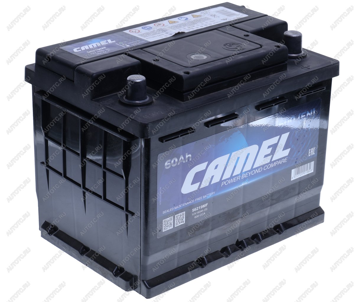7 849 р. Аккумулятор CAMEL 60Ач обратная полярность CAMEL 6ст60(0) l2  с доставкой в г. Воронеж