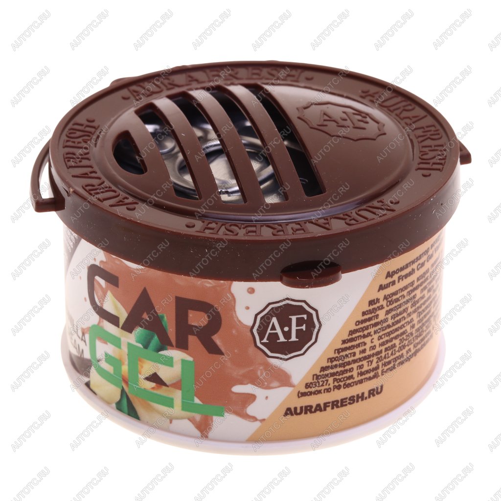 286 р. Ароматизатор под сиденье гелевый (Vanilla Cream) 50г AURA FRESH AURA FRESH 23616  с доставкой в г. Воронеж
