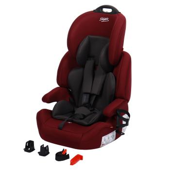 Автокресло детское 9-36кг (I-II-III) 1-12лет вишня люкс Isofix Стар SIGER SIGER kres4028