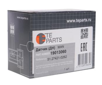 9 899 р. Датчик давления масла MAN дв.D2866,2066 TE PARTS TE PARTS 19013060 TE PARTS 19013060  с доставкой в г. Воронеж. Увеличить фотографию 3