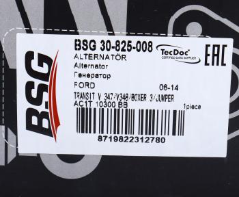 21 749 р. Генератор FORD Transit BSG BSG bsg30825008 BSG bsg30825008  с доставкой в г. Воронеж. Увеличить фотографию 5