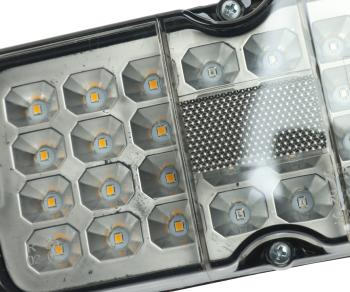 739 р. Фонарь задний ГАЗ,ЗИЛ,КАМАЗ,МАЗ светодиодный 1224V дымчатый SKV SKV 132.3716-32т  с доставкой в г. Воронеж. Увеличить фотографию 3