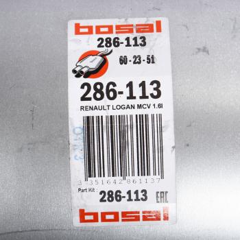 8 549 р. Глушитель RENAULT Logan (06-) средняя часть BOSAL BOSAL 286-113  с доставкой в г. Воронеж. Увеличить фотографию 3