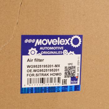 2 699 р. Фильтр воздушный SITRAK HOWO MOVELEX MOVELEX wg9525195201-mx  с доставкой в г. Воронеж. Увеличить фотографию 5