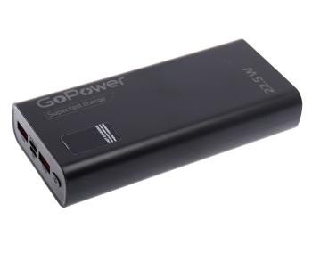 Аккумулятор внешний 20000мАч для зарядки мобильных устройств GOPOWER GOPOWER pb03-20 черный