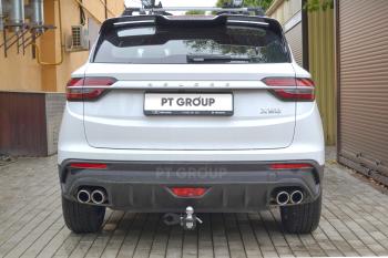 12 999 р. Фаркоп под съемный квадрат Petroil Tuning Belgee X50 (2023-2025)  с доставкой в г. Воронеж. Увеличить фотографию 2