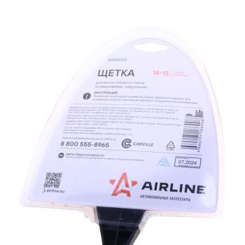 155 р. Щетка для мойки автомобиля 14см черно-оранж.для лобового стекла AIRLINE AIRLINE abgn002  с доставкой в г. Воронеж. Увеличить фотографию 4