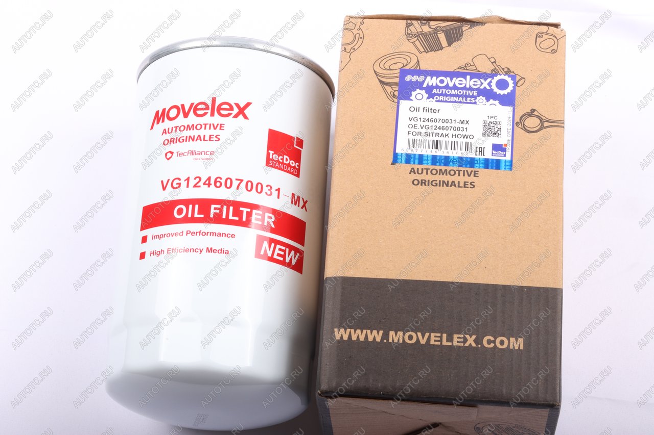 769 р. Фильтр масляный SITRAK HOWO дв.D12 MOVELEX MOVELEX vg1246070031-mx  с доставкой в г. Воронеж