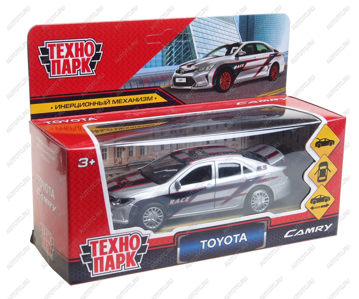 1 199 р. Модель автомобиля TOYOTA Camry металлическая 1:43 ТЕХНОПАРК ТЕХНОПАРК camry-s  с доставкой в г. Воронеж