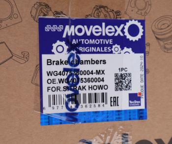1 329 р. Энергоаккумулятор SITRAK HOWO тип 24 передний правый (мост VGD95) MOVELEX MOVELEX wg4075360004-mx  с доставкой в г. Воронеж. Увеличить фотографию 4
