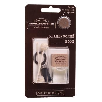 Ароматизатор на дефлектор (французский кофе) с деревянной крышкой 7г Aroma & Essence FOUETTE FOUETTE aed-02