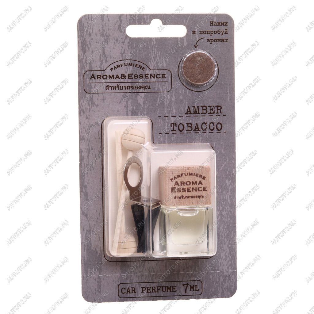 190 р. Ароматизатор на дефлектор (amber tobacco) с деревянной крышкой 7г Aroma & Essence FOUETTE FOUETTE aed-08  с доставкой в г. Воронеж