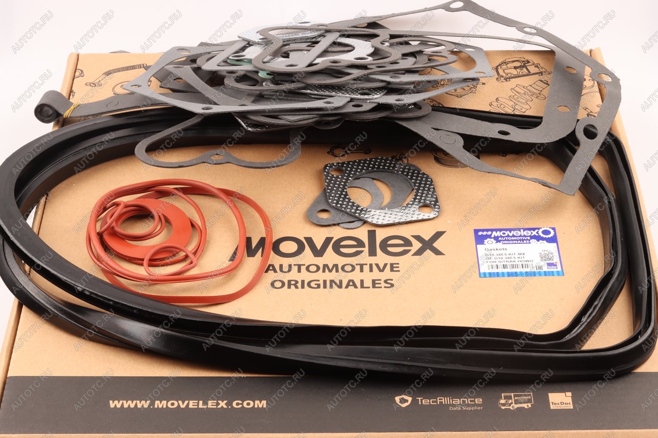 5 749 р. Прокладка двигателя SITRAK HOWO дв.D10.38E5 полный комплект MOVELEX MOVELEX d10.38e5kit-mx  с доставкой в г. Воронеж