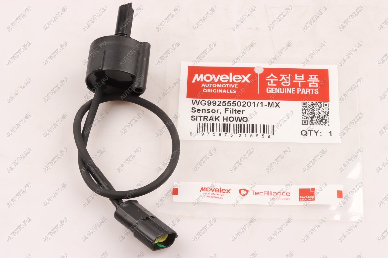 1 089 р. Датчик SITRAK HOWO воды фильтра топливного MOVELEX MOVELEX wg99255502011-mx  с доставкой в г. Воронеж