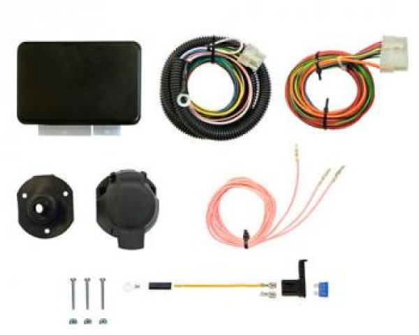 7 649 р. Комплект штатной электрики для фаркопа с блоком КонцептАвто Toyota Land Cruiser Prado J150 2-ой рестайлинг (2017-2020) (7-pin)  с доставкой в г. Воронеж
